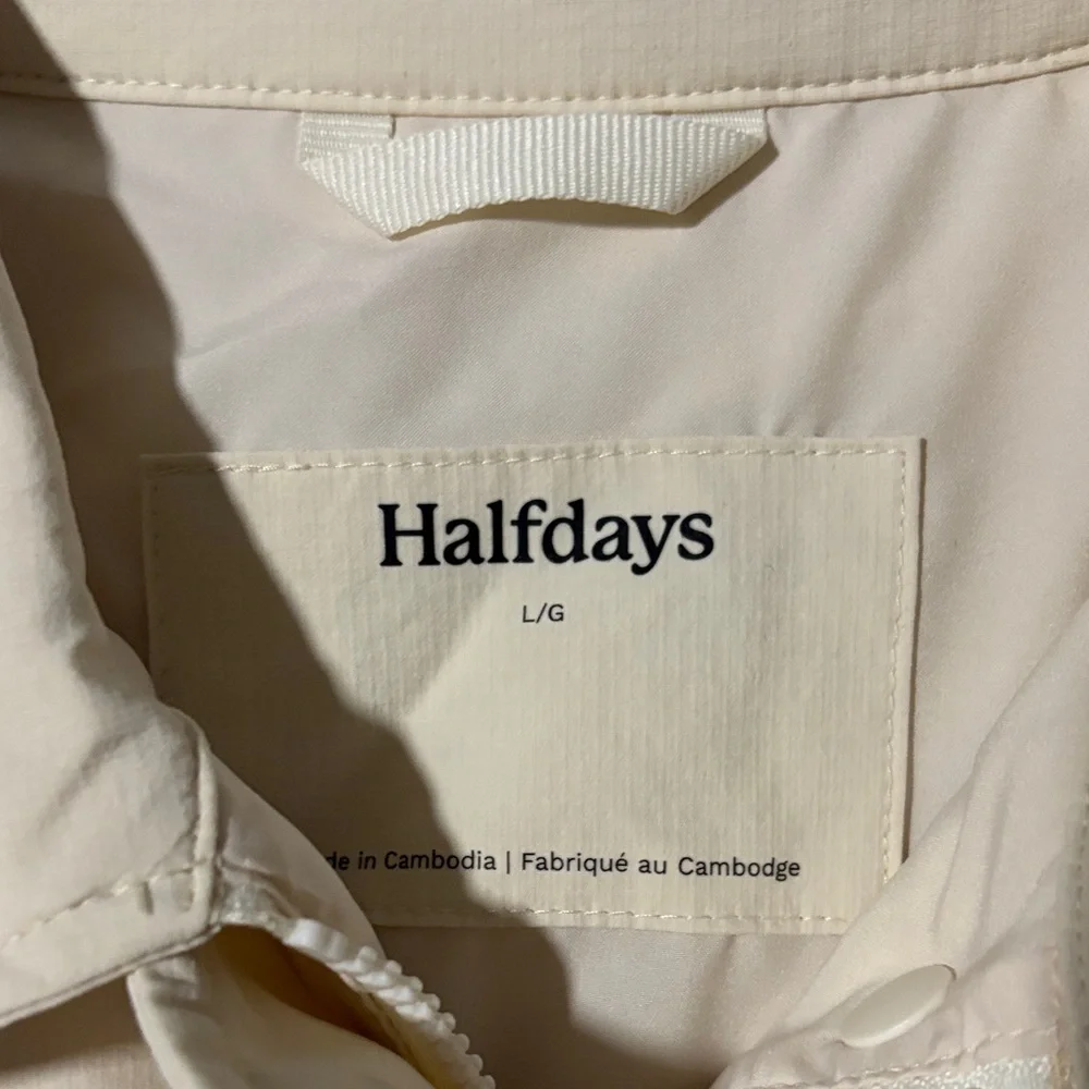 NWT Halfdays Cream Utility Jacket for Women - Picture 5 of 8